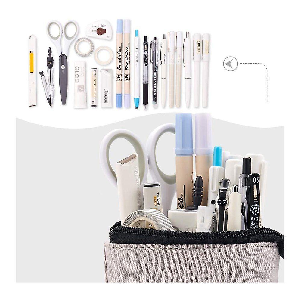 Bộ bút chì, bộ truyện tranh cracker, túi bút chì dễ thương, túi bút chì đứng, quà tặng văn phòng phẩm