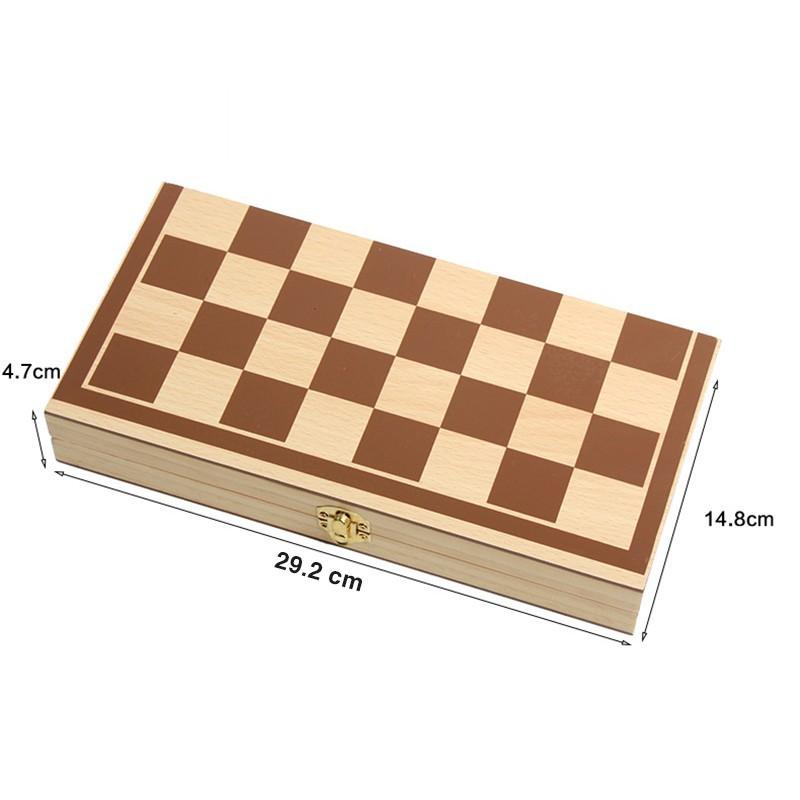 Bộ cờ Vua và bàn cờ bằng gỗ tự nhiên