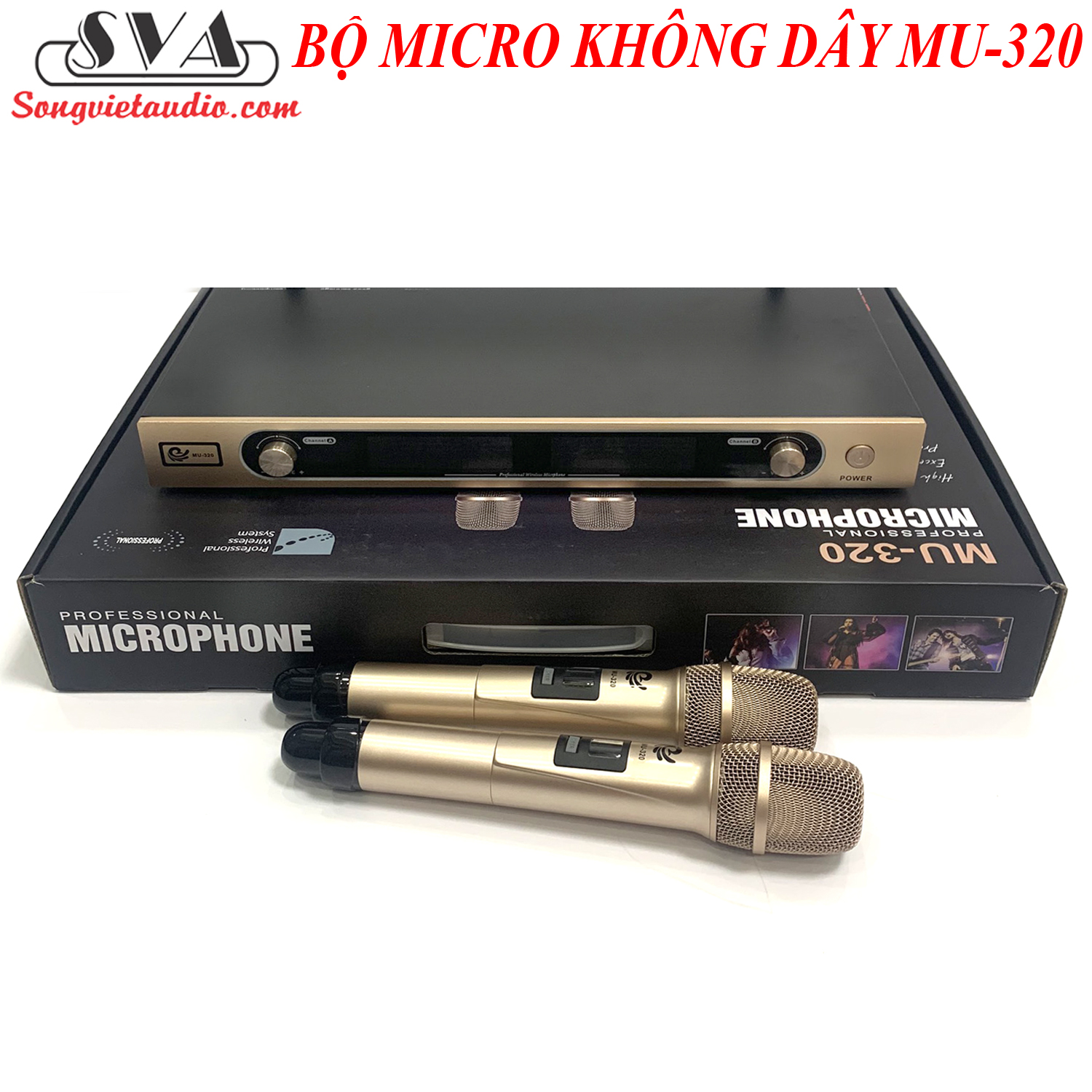 BỘ MICRO KARAOKE KHÔNG DÂY MU-320