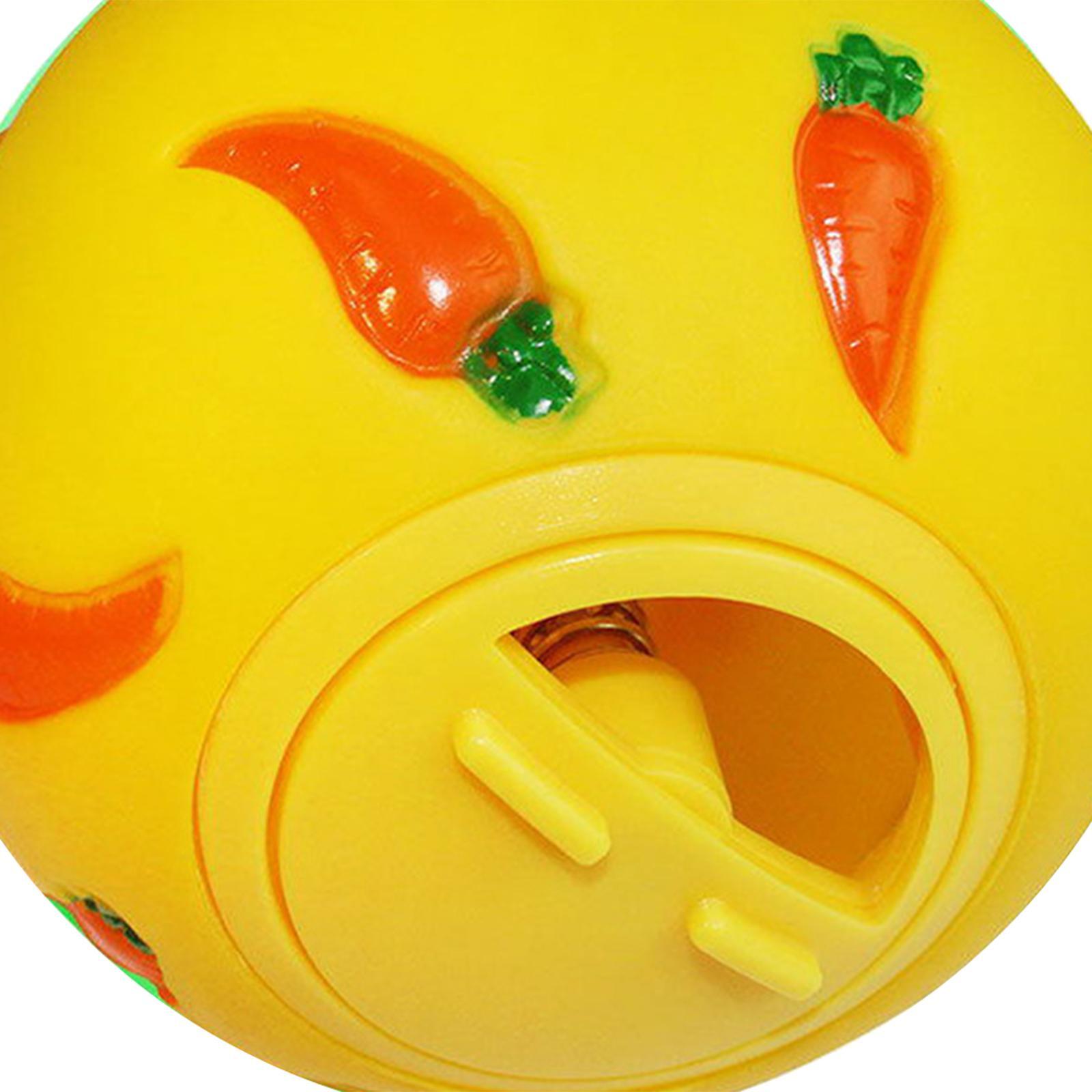 Bunny Treat Ball Snack Toy Ball Pet Slow Feeder Dog Interactive Toy Physical and Mental Exercise Feeding Guinea Pig Chinchilla Dog