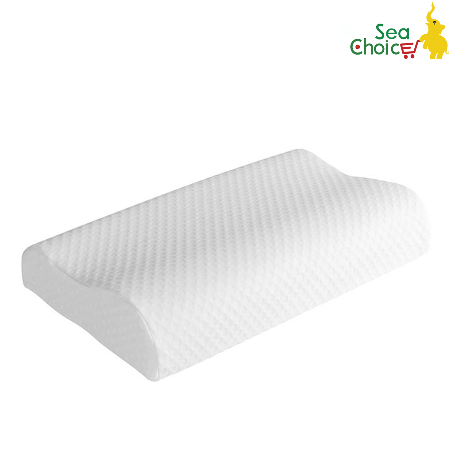 Sea Choice Gối Memory Foam Gối kê cổ chữa đau cổ Chữa căng thẳng Gối có đường viền không gây dị ứng Gối đỡ đầu / Cột sống cổ / Lưng 60-35 * 11/9 cm