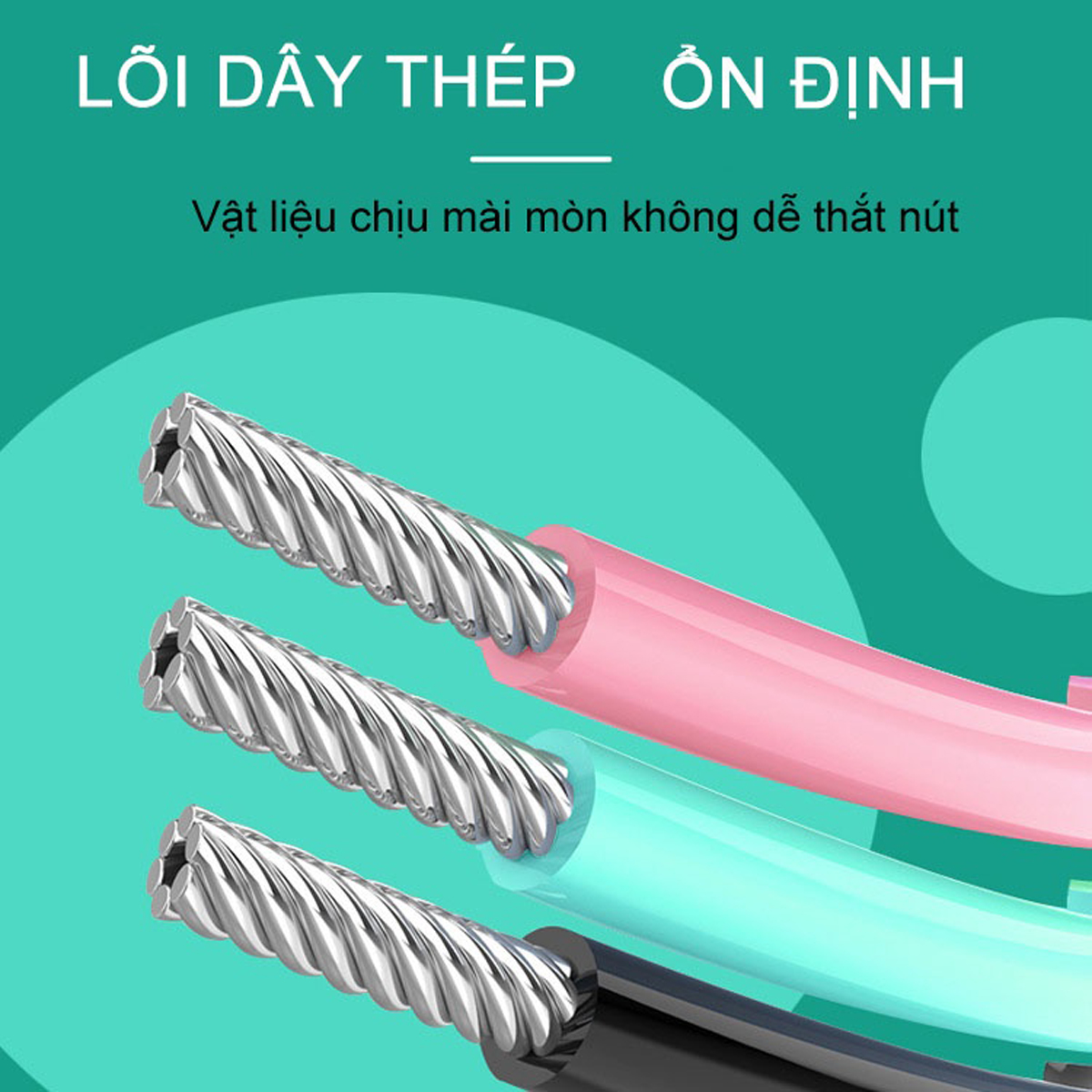 Dây Nhảy Đếm Số Vòng Tự Động, Dây Nhảy Không Dây, 4 Chế Độ, Chống Trượt, dây PVC lõi thép cao cấp