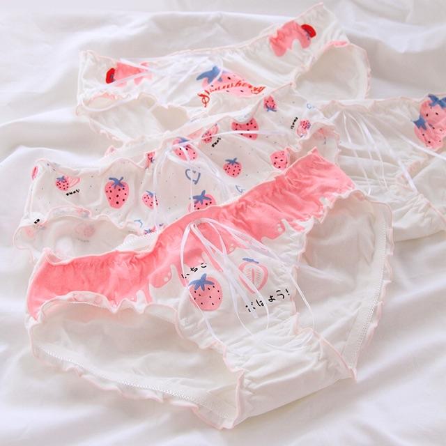 Quần Lót Cotton Tinh Khiết Kháng Khuẩn Nữ Sinh Nhật Bản . Hàng Loại Đẹp.