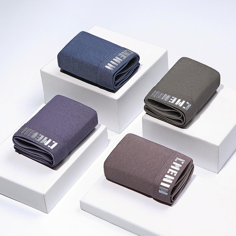 4 Gợi Cảm Quần Lót Nam Võ Sĩ Nam Boxer Underware Boxershorts Áo Thun Sát Nách Cotton Modal Nam Đồng Tính Của Calzoncillos Cueca Nam quần Lót