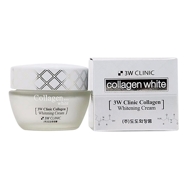 Kem Dưỡng Trắng Da Tinh Chất Collagen 3W Clinic Collagen Whitening Cream (60ml)