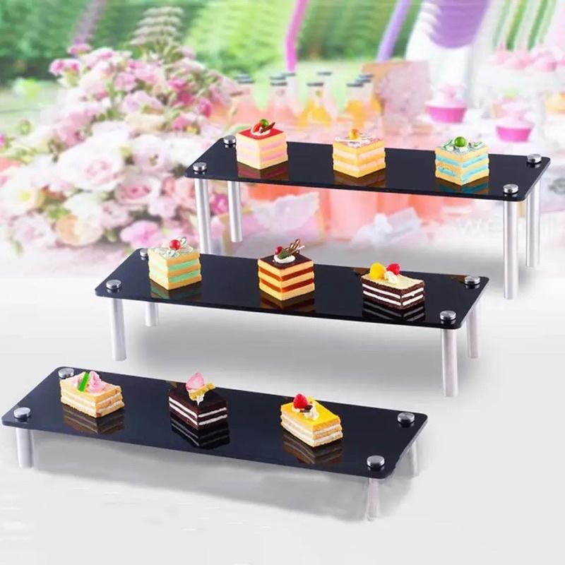 3 Cái/bộ Mica/Acrylic trưng bày Cupcake , Búp Bê, Nước Hoa, Mỹ Phẩm, Sơn Móng Tay, Bánh Tráng Miệng
