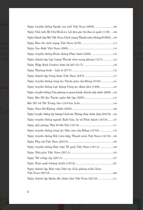Sách Di sản Hồ Chí Minh. Bác Hồ với các ngày lễ, kỷ niệm lớn trong năm