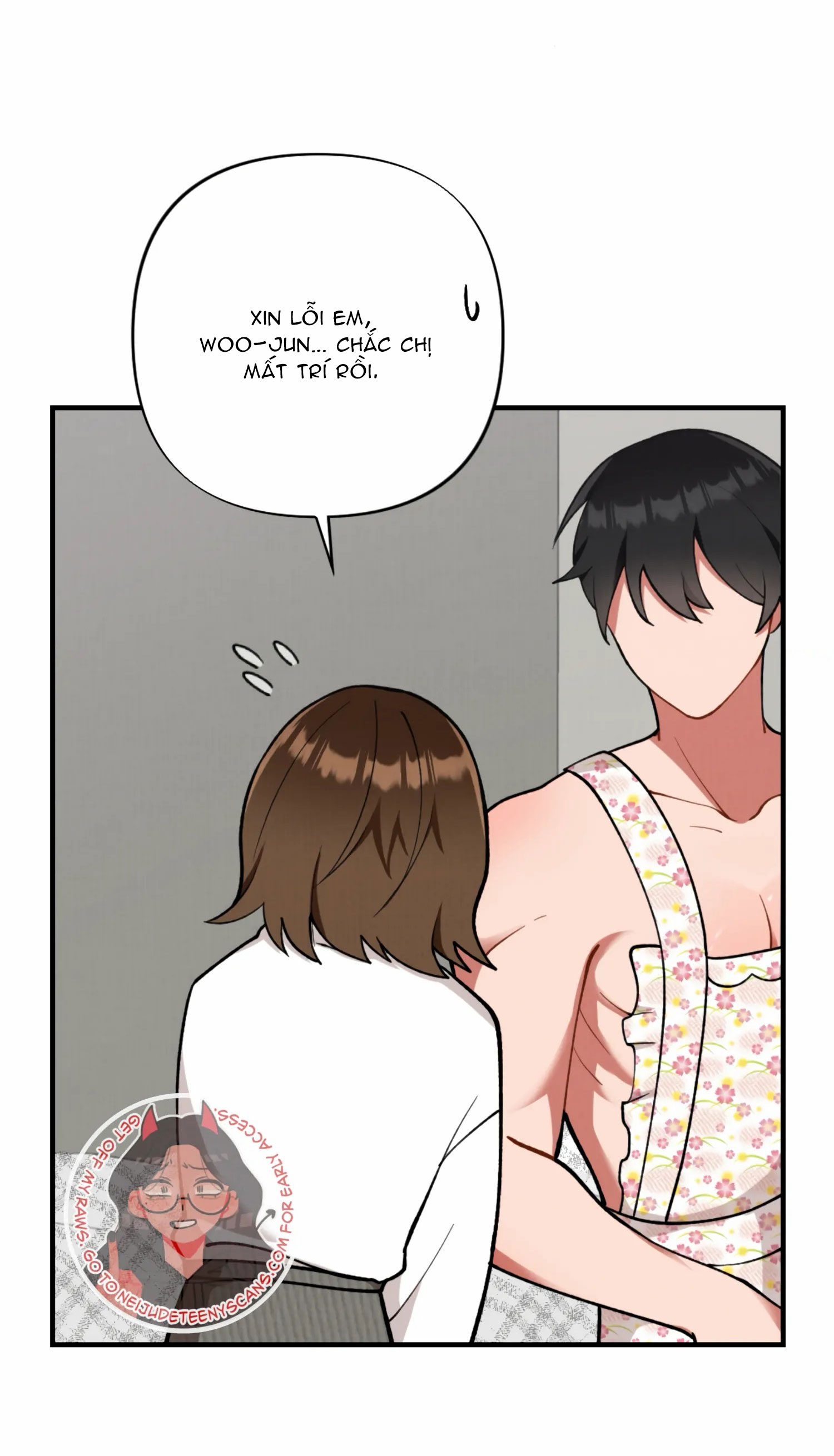 [18+] bạn của em trai không thể to như vậy! chapter 4.1 25