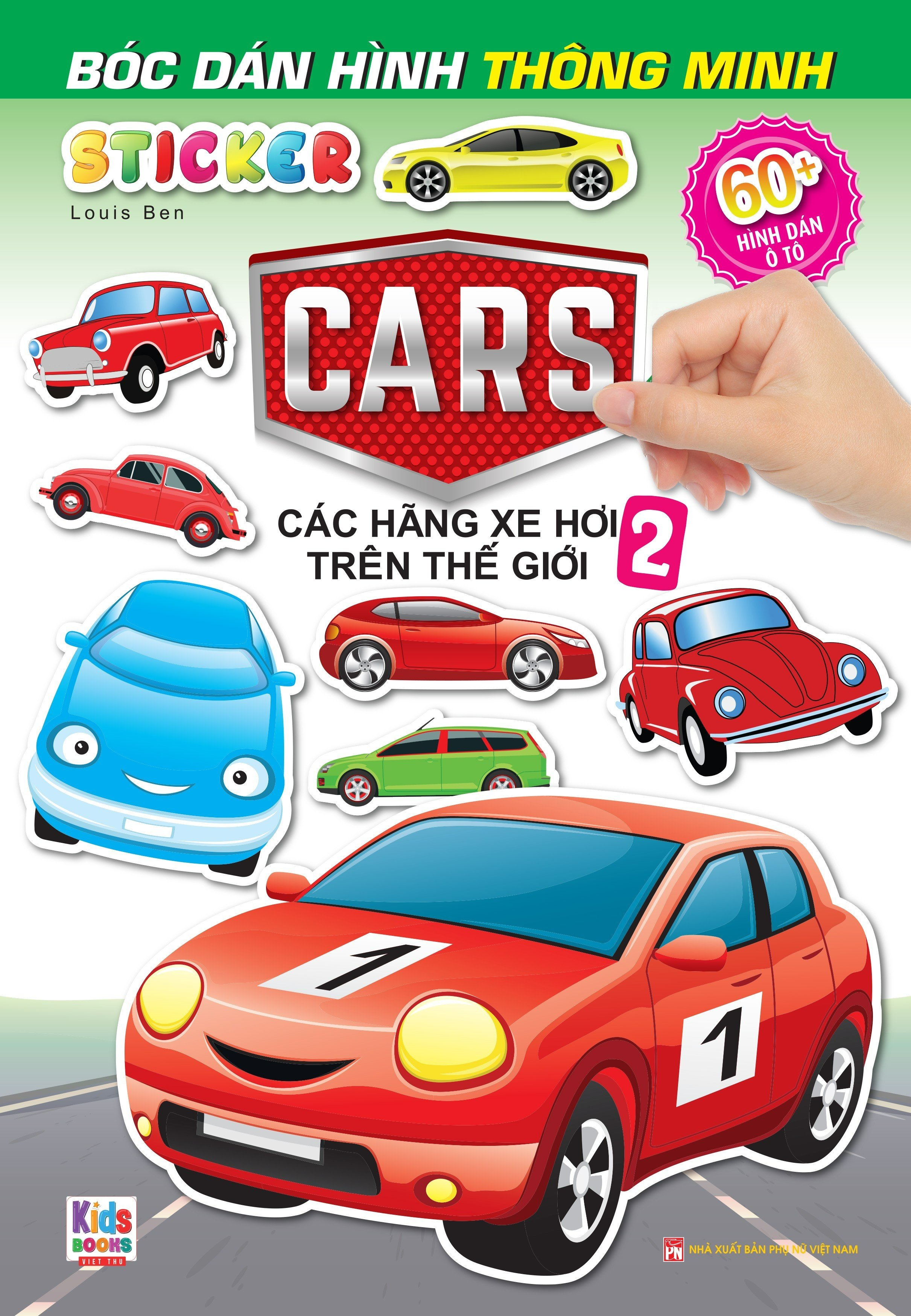 Sách - Bóc Dán Hình Sticker Thông Minh - Cars: Các Hãng Xe Hơi Trên Thế Giới Tập 2