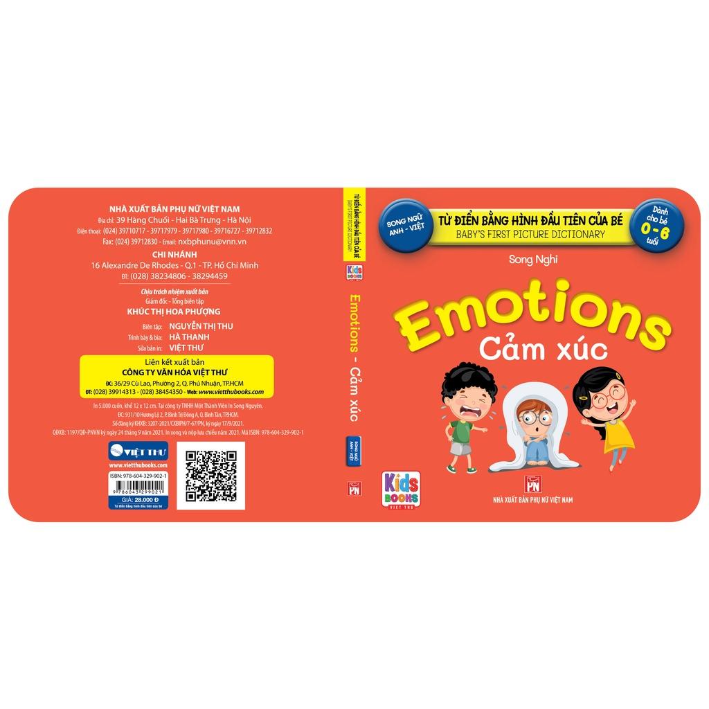 Sách - Baby'S First Picture Dictionary - Từ Điển Bằng Hình Đầu Tiên Của Bé - Cảm xúc - Emotions (Bìa Cứng)