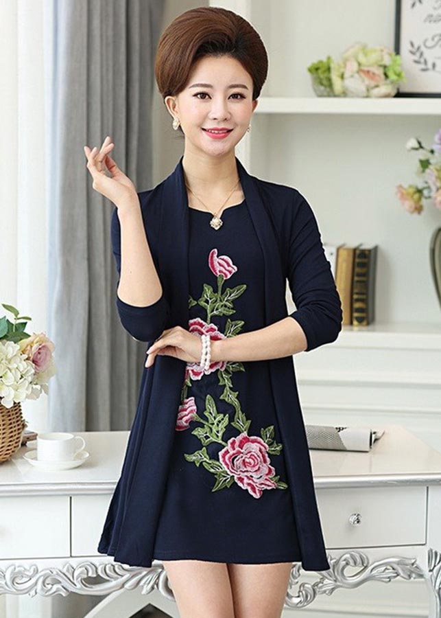 Váy, Đầm Cho Người Trung Niên, Người Lớn Tuổi NGT21