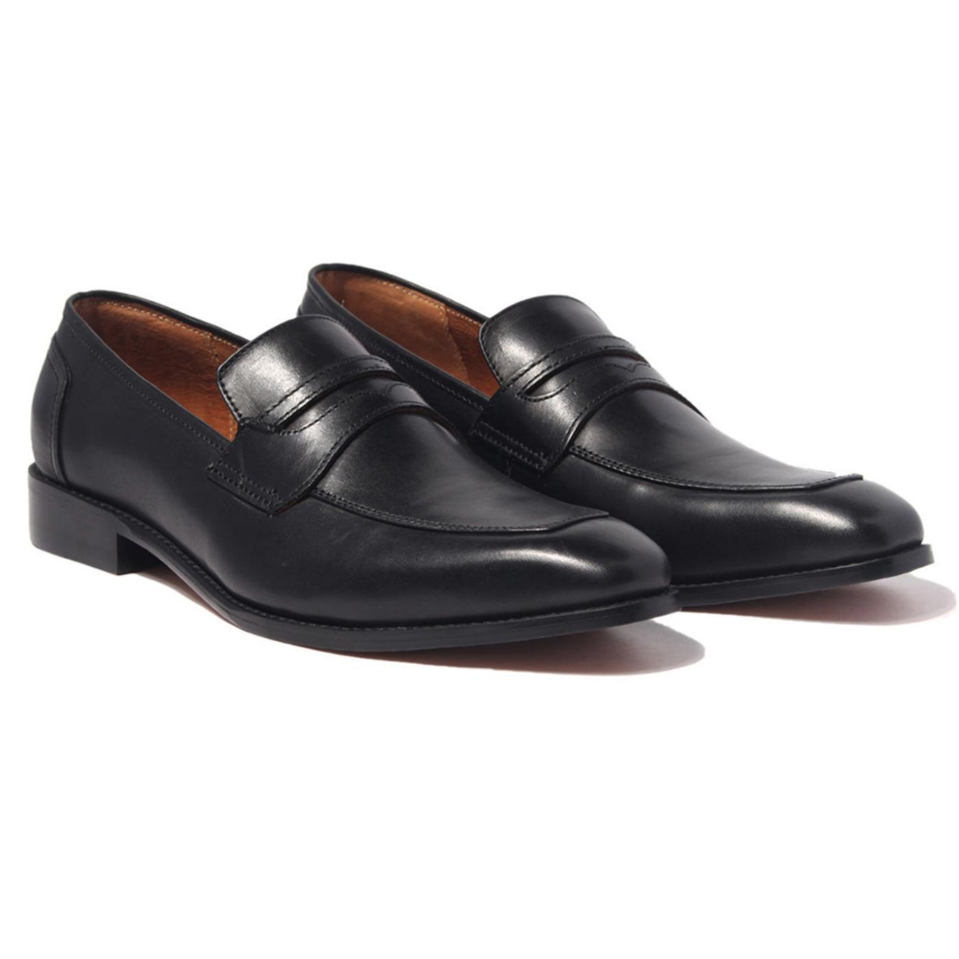 Giày Tây Lười Nam Công Sở Banuli Da Bê Italian Penny Loafers H1PL1 (Da Veg Itali Mềm Dẻo, Đế Siêu nhẹ, Bảo Hành Trọn Đời)