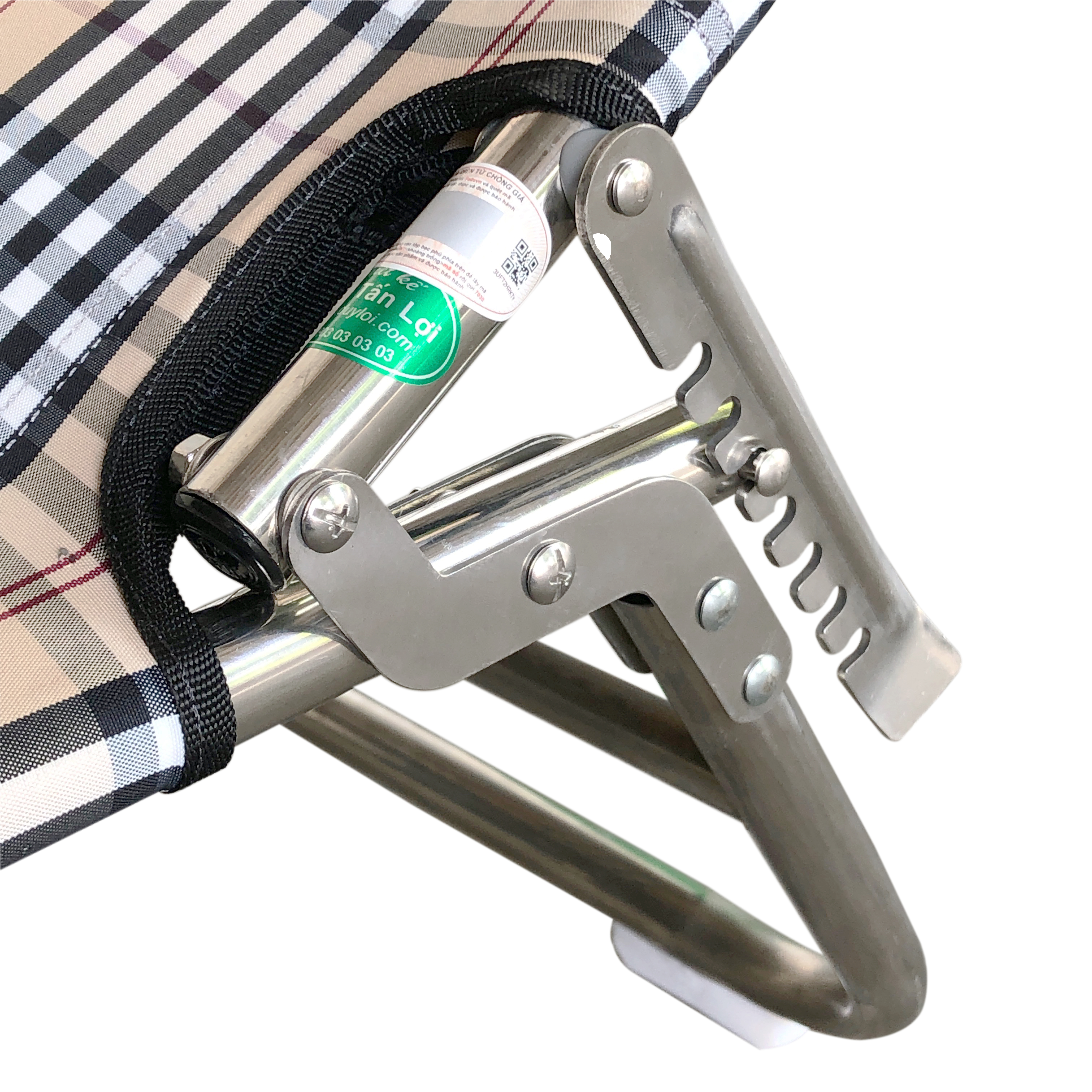 GHẾ - GIƯỜNG XẾP DUY LỢI INOX CỠ ĐẠI (Qùa tặng 20 móc áo)