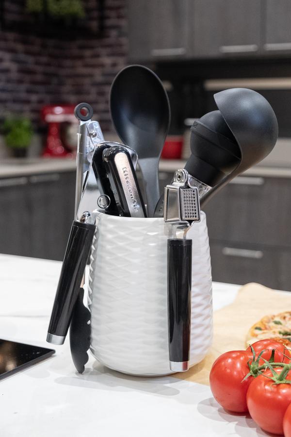 KitchenAid - Bộ dụng cụ nhà bếp màu đen - 6 món