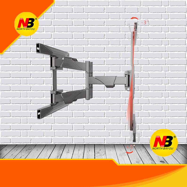 Giá treo ti vi có tay kéo XOAY TRÁI PHẢI NBP6- 2021 cho ti vi 45 -75 inch
