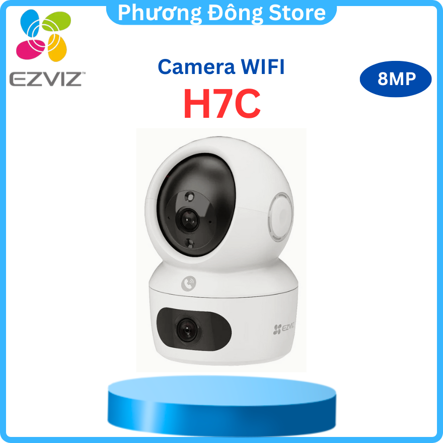 Camera IP Wifi EZVIZ H7C Dual - 2 Camera 4MP + 4MP Quay quét 360 Độ, Gọi Điện Hai Chiều - Hàng Chính Hãng