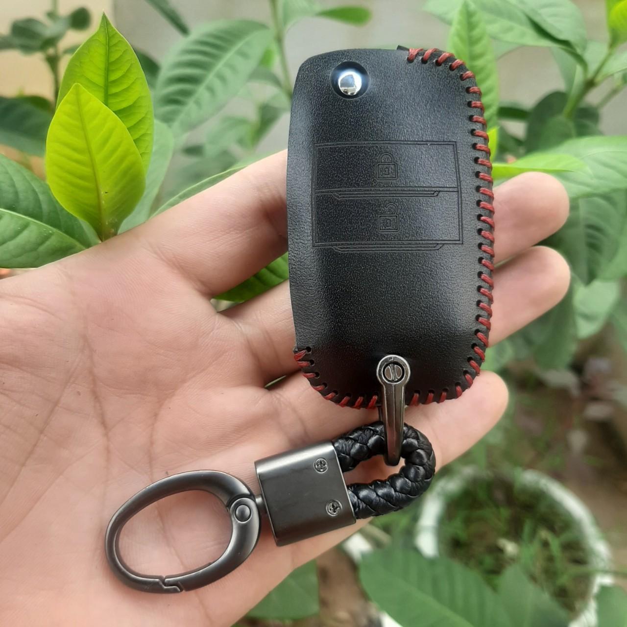 Bao Da Chìa Khóa KIA . Da Bò THẬT, Khắc Tên + Số ĐT
