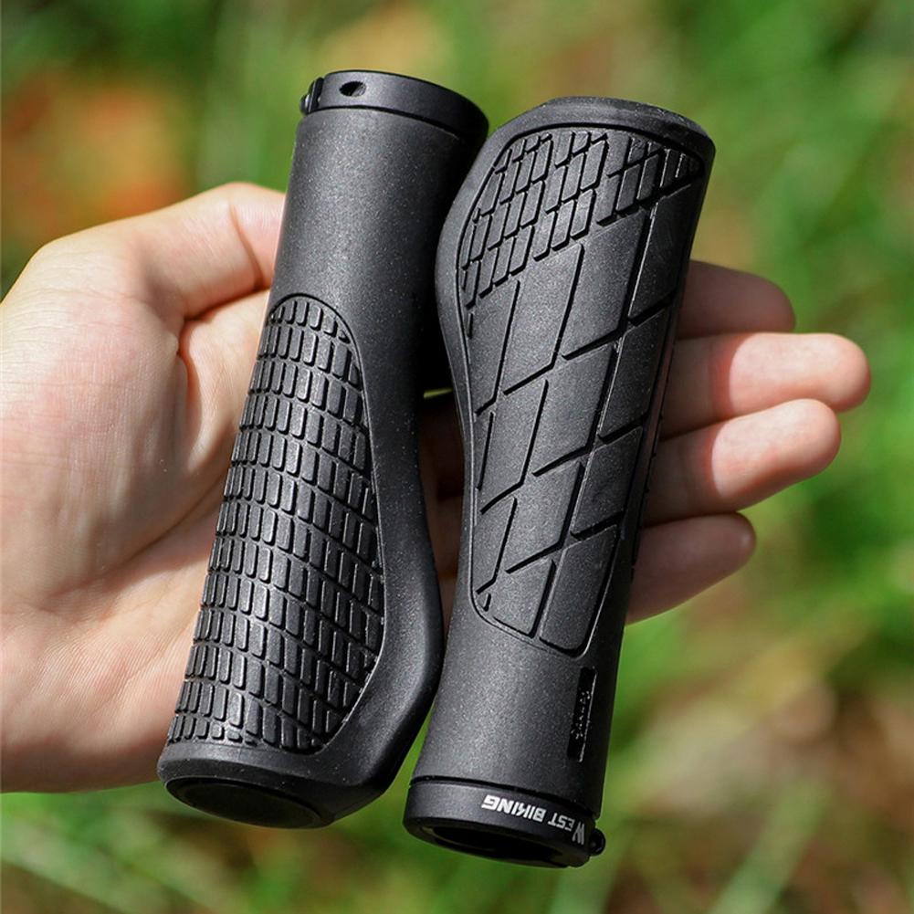 Một cặp tay cầm xe silicon mềm WEST BIKING chống trượt