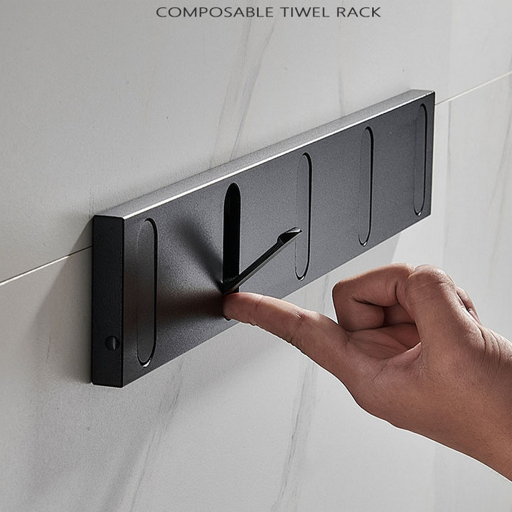 Móc treo vô hình Home Decor TOWEL RACK 5 - Home and Garden