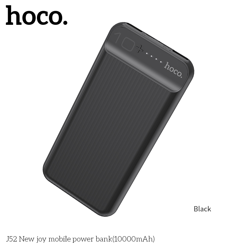 Sạc pin dự Phòng HOCO J52 10.000mAh-Hàng chính hãng - Đen