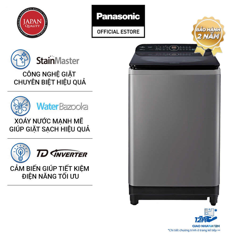 Máy Giặt Cửa Trên Panasonic 11.5 KG NA-FD11AR1GV - Hàng Chính Hãng