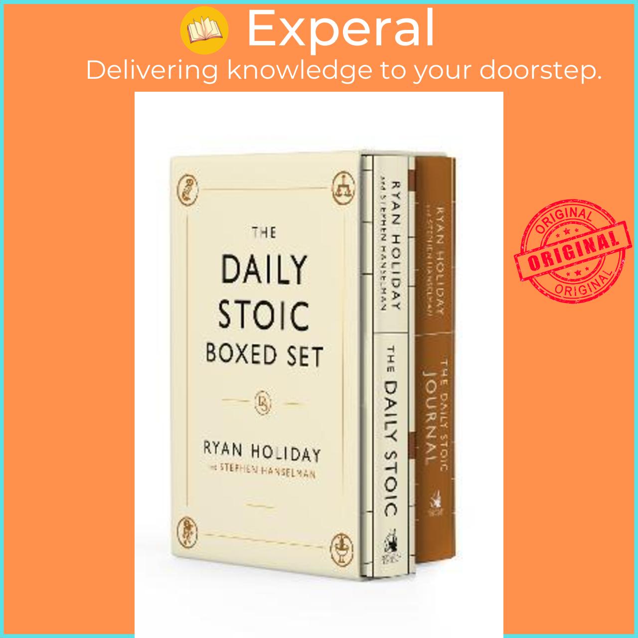 Sách - The Daily Stoic Boxed Set by Ryan Holiday (US edition, hardcover)