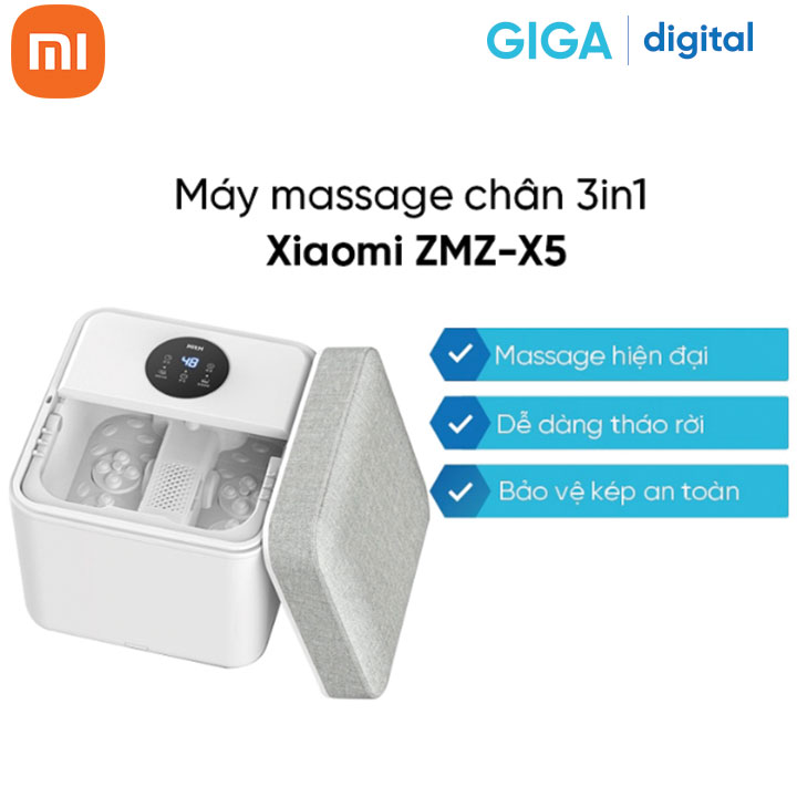 Máy massage chân 3in1 Xiaomi ZMZ-X5 - Hàng Chính Hãng