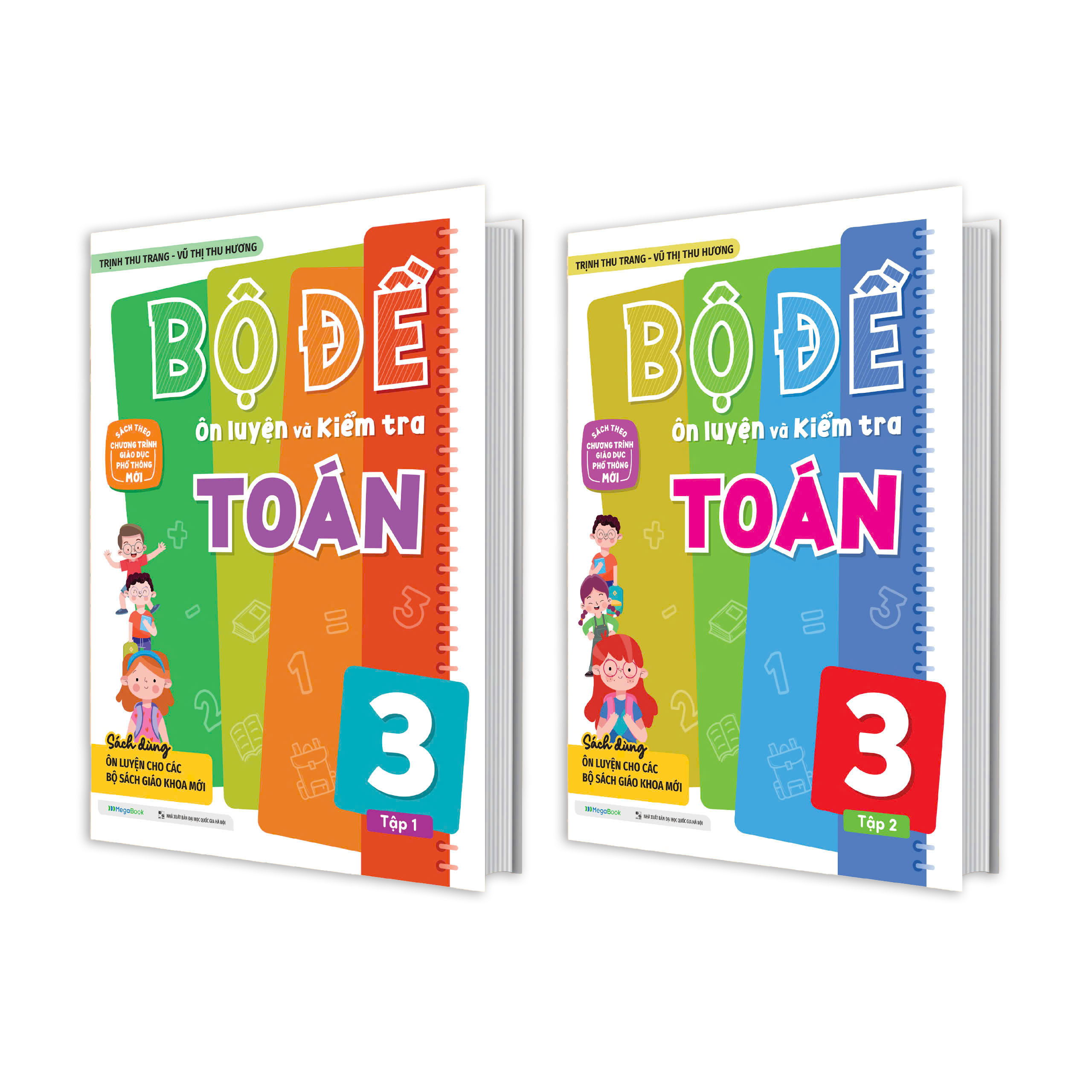 Combo Bộ đề ôn luyện và kiểm tra Toán lớp 3 (2 Tập)