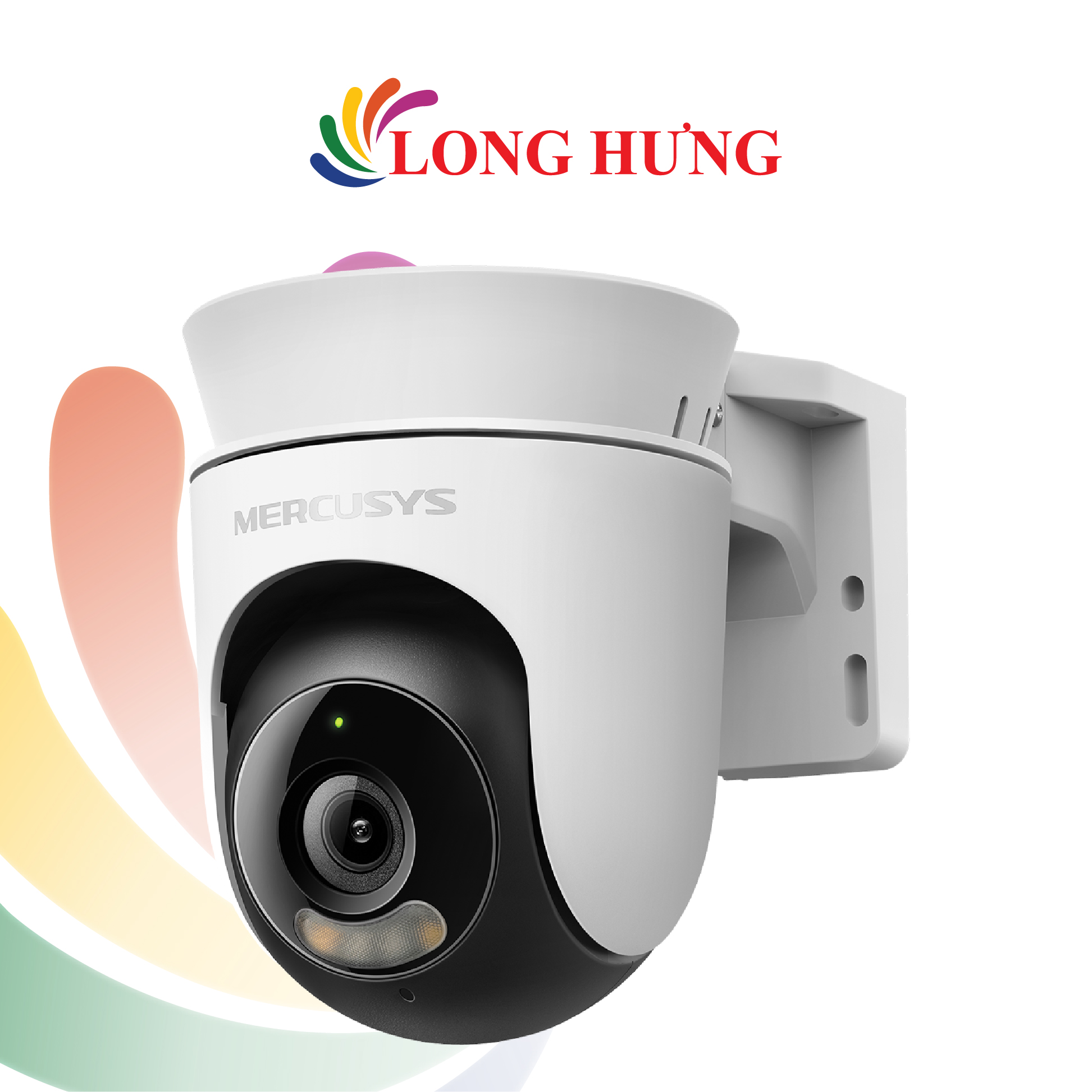 Camera ngoài trời Mercusys dành cho Outdoor Pan/Tilt Home Security Wifi 3MP 2K MC510 - Hàng chính hãng