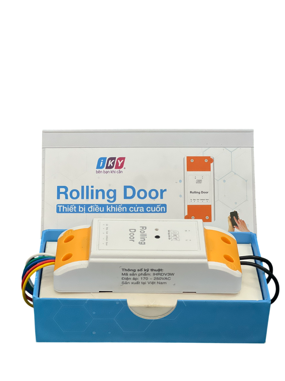 ROLLING DOOR - THIẾT BỊ ĐIỀU KHIỂN CỬA CUỐN THÔNG MINH WIFI + BLUETOOTH -  Hàng Chính Hãng
