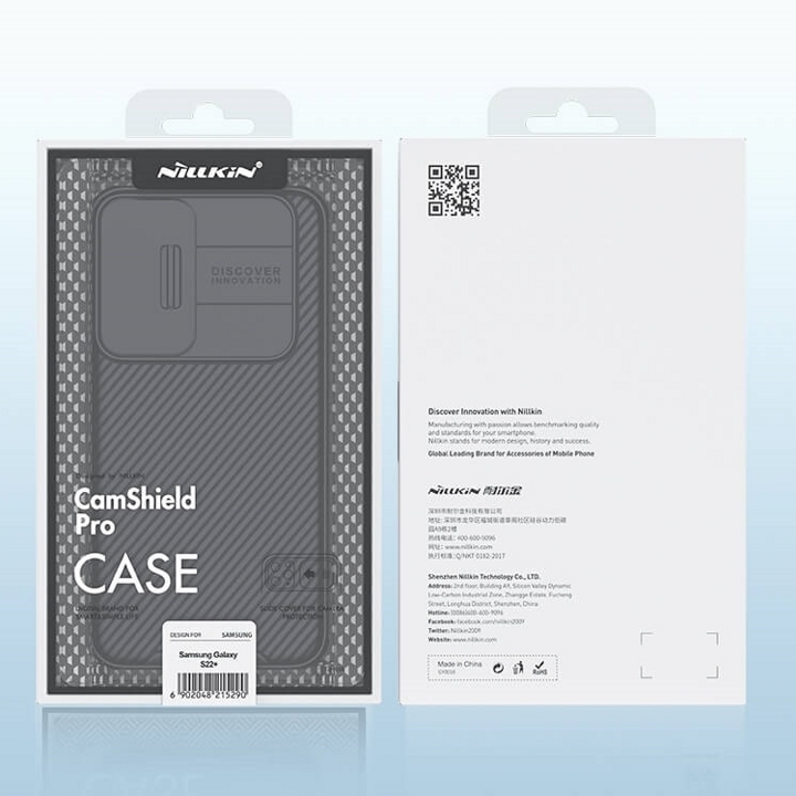 Ốp lưng dành cho Samsung S22 Plus Camshield Pro chống sốc Nillkin - Hàng chính hãng