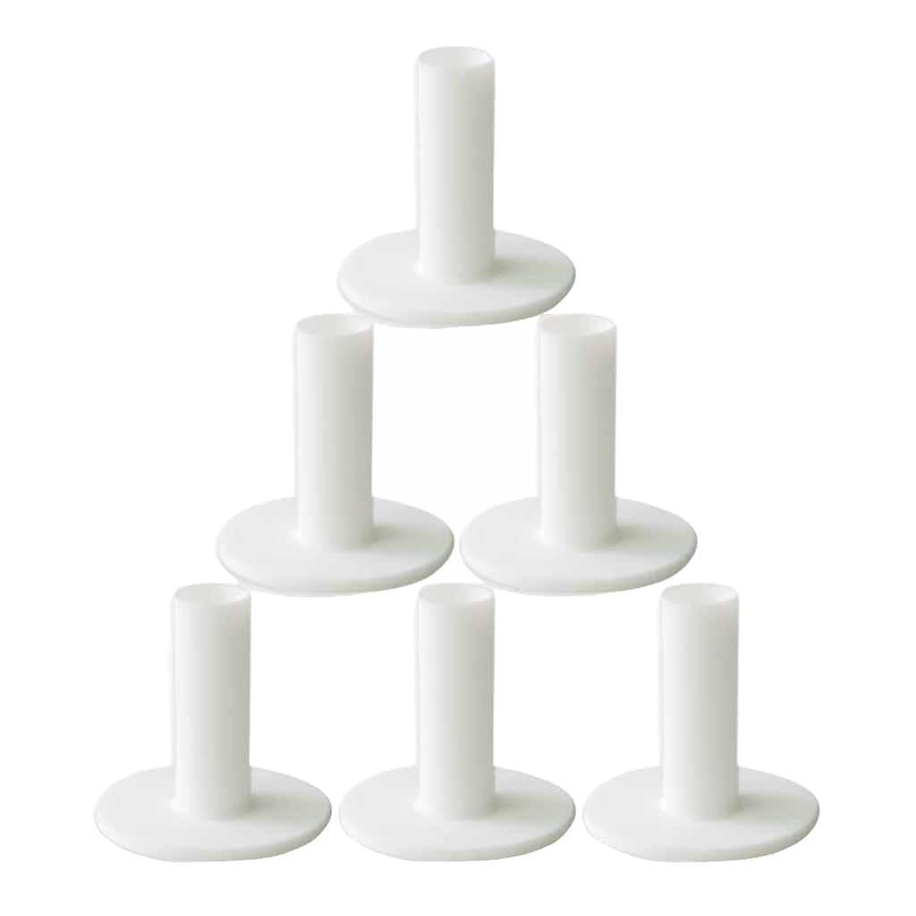 6Pcs Golf Rubber Tee Holder Set for Driving Range Golf Practice Mat - sturdy and durable use