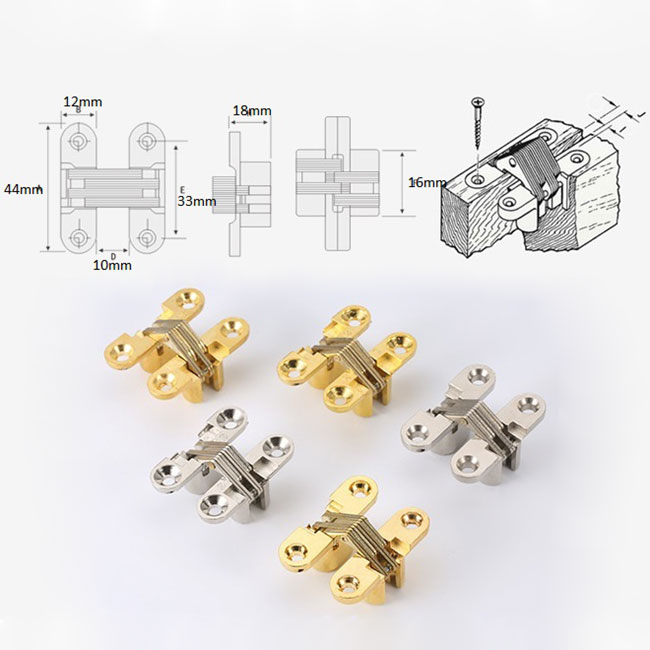 Bản lề chữ thập HZ Atimol Bản lề cửa tủ Bản lề tủ gỗ bảo hành 5 năm