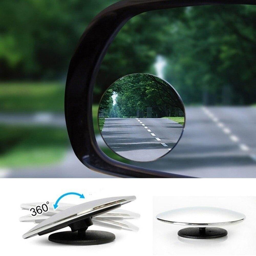 Set 2 gương chiếu hậu góc rộng 360 độ soi điểm mù tiện lợi cho xe ô tô