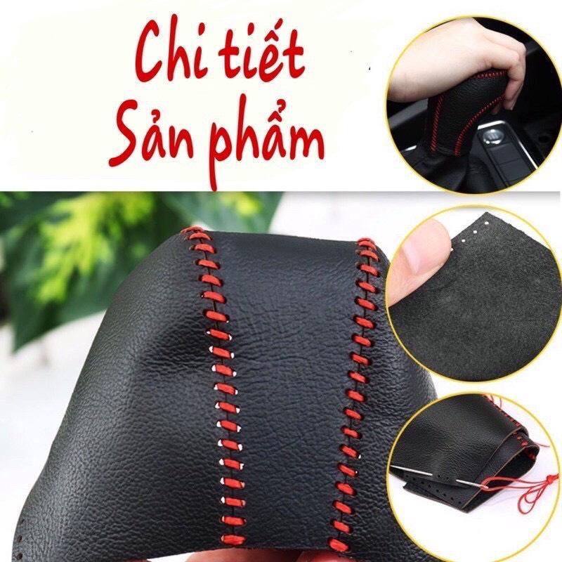 BỌC CẦN SỐ, PHANH TAY VINFAST FADIL, DA BÒ THẬT 100%, BẢO HÀNH 2 NĂM