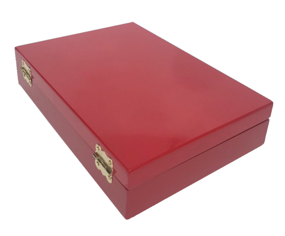 Hộp gỗ để trang sức cưới màu đỏ cao cấp , Hộp chuyên dụng đựng nhẫn cưới, dây chuyền,bông tai, vòng tay tiện dụng, bảo quản tốt trang sức không bị hư hỏng móp méo
