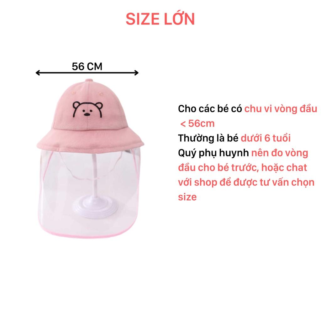 Mũ Cho Bé Gái, Mũ Chắn Giọt Bắn Cho Bé Sơ Sinh Đến 6 Tuổi Babyshop Hàng Chính Hãng Chất Vải Mềm Mịn Thoáng Mát Cho Con