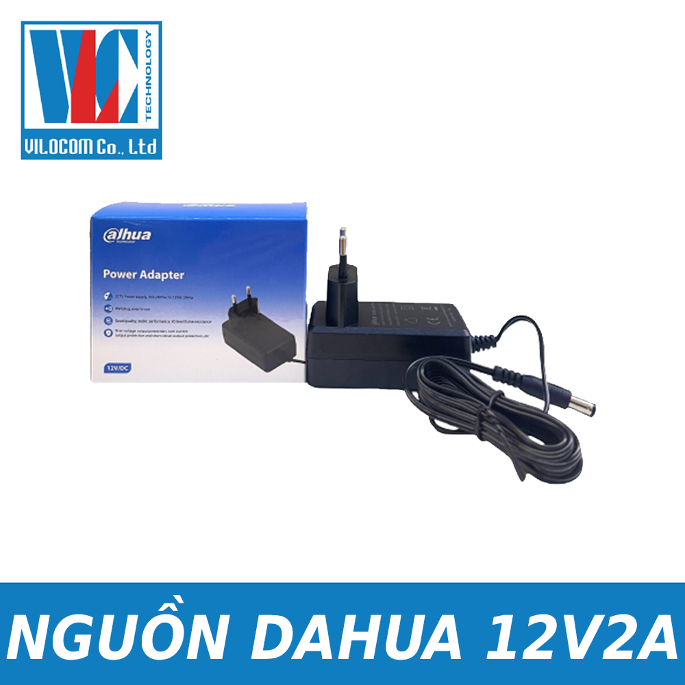 Nguồn Camera Dahua 12V-2A Nguồn DC12V2A chuyên dụng camera - Hàng chính hãng