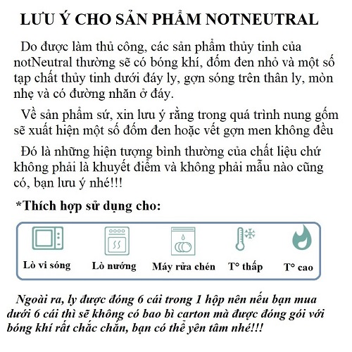 Bộ đĩa và ly sứ NotNeutral LINO Single Cappuccino 150ml