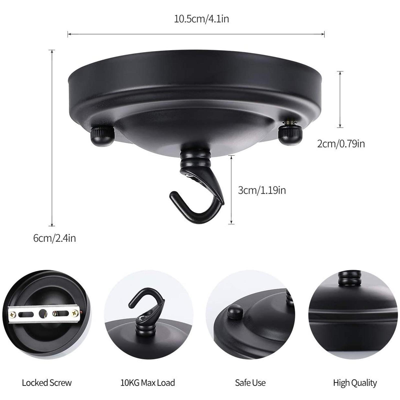 Ceiling Light Canopy Metal Ceiling Hook Plate Holder Easily Install