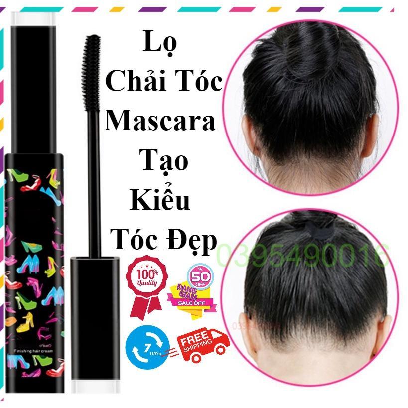 Lọ Chải tóc Mascara tạo kiểu tóc đẹp vuốt tóc con gọn vào nếp phụ kiện mini, Làm Gọn Tóc Tơ