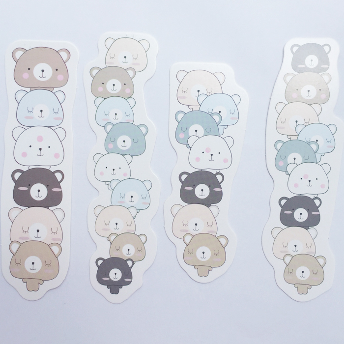 Bộ 30 Đánh Dấu Sách Bookmark Thú Cưng Siêu Cute ( Tặng Kèm Bookmark Nam Châm)