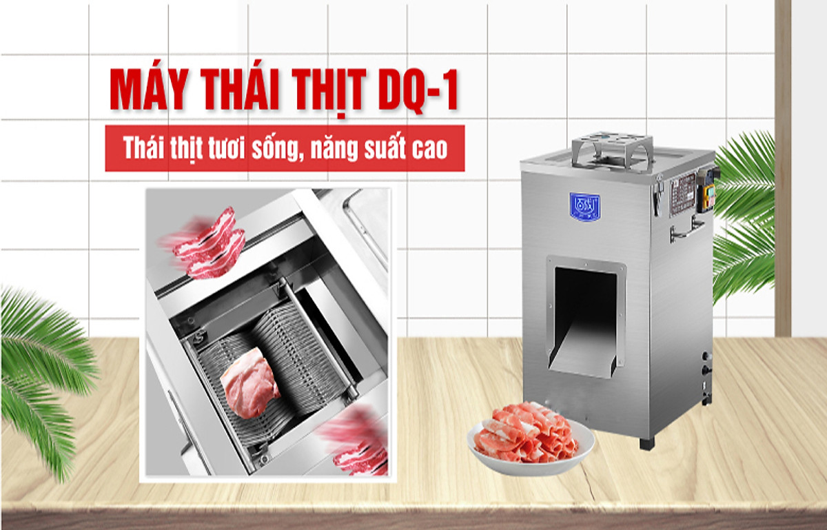 Máy Cắt, Thái Thịt Tươi Sống NEWSUN DQ - 1 - Thái Đa Dạng Kích Thước, Năng Suất Vượt Trội - Hàng Chính Hãng