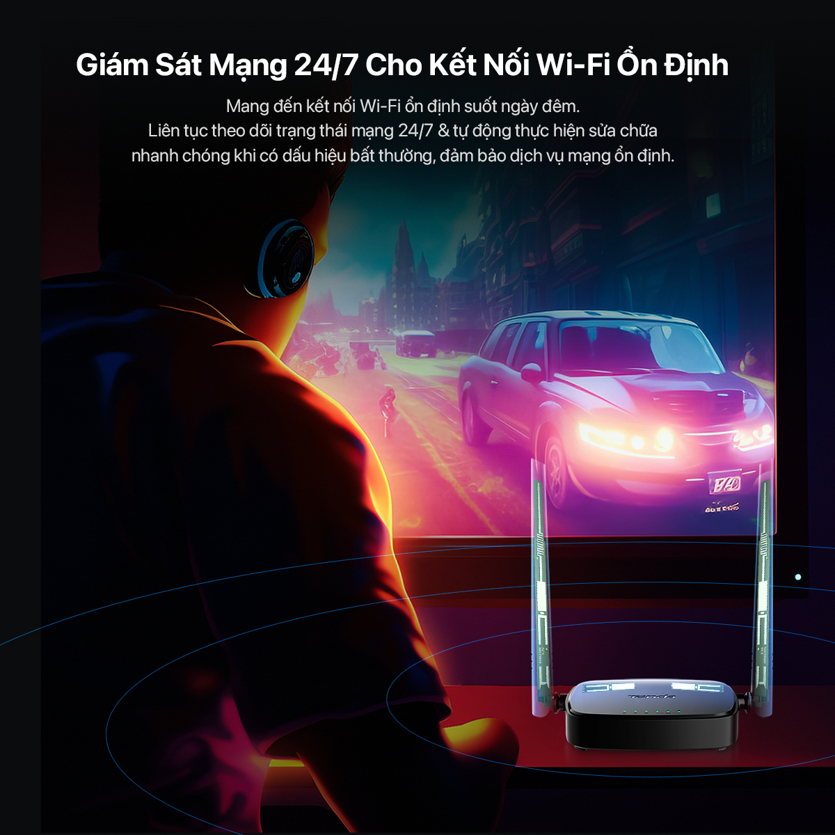 Tenda Bộ phát Wifi 2.4Ghz di động dùng sim 4G LTE 4G05 - Hàng chính hãng