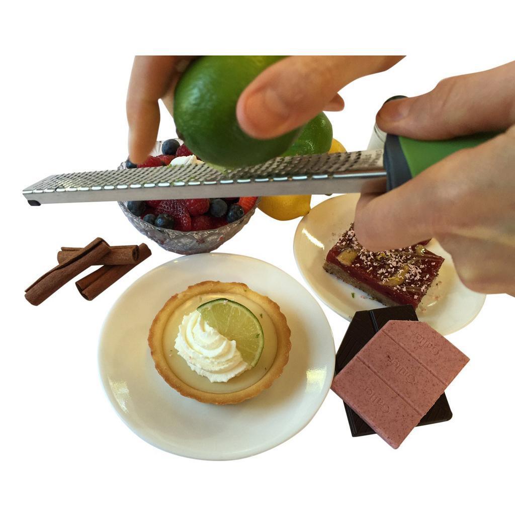 Citrus Lemon Zester Handheld Cheese Grater Nutmeg Chocolate Stainless Steel