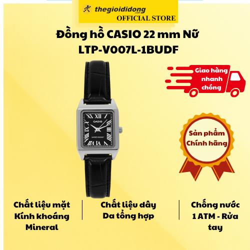 Đồng hồ CASIO 22 mm Nữ LTP-V007L-1BUDF - Hàng Chính Hãng