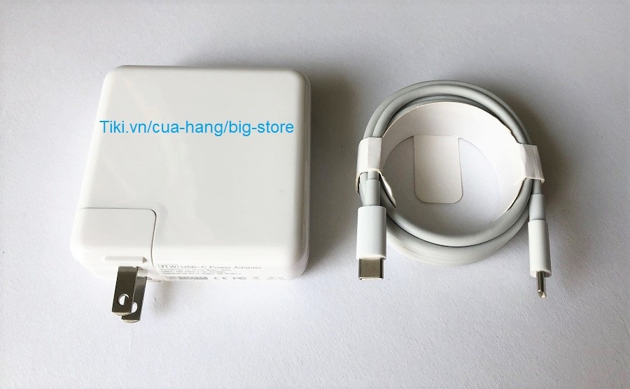 Adapter Sạc 87W PD Dành Cho MacBook Air Pro USB Type C Cáp USB-C 2M