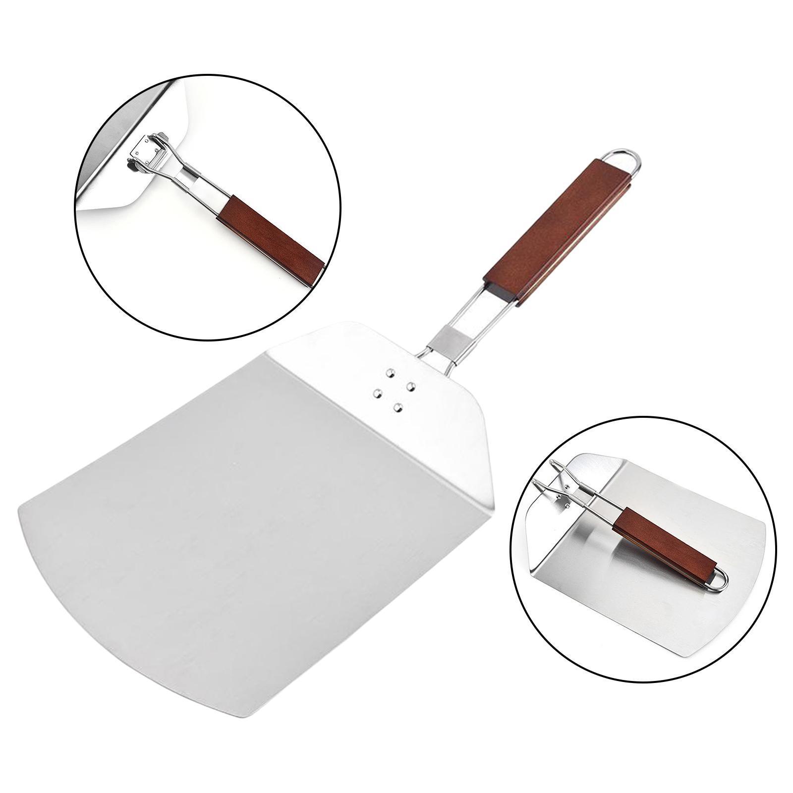 Pizza Peel Shovel Paddle BBQ Oven Kitchen Baking Tool Wooden Handle
