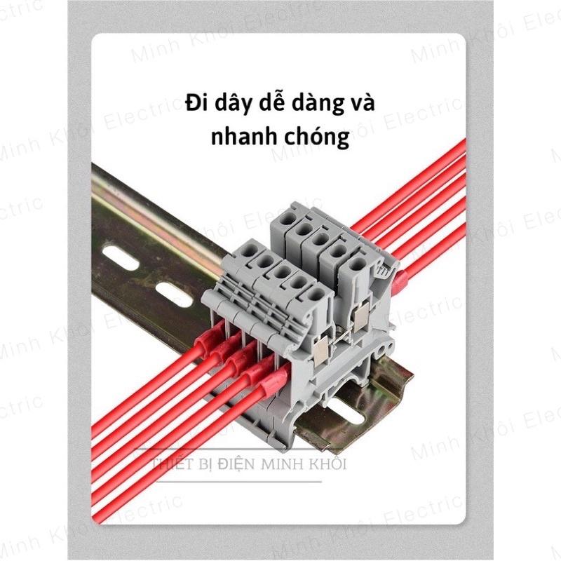 Cos Kim Đặc combo 100c, Đầu cos pin tròn đặc,đầu cốt kim bấm nối dây điện, cosse pin đặc
