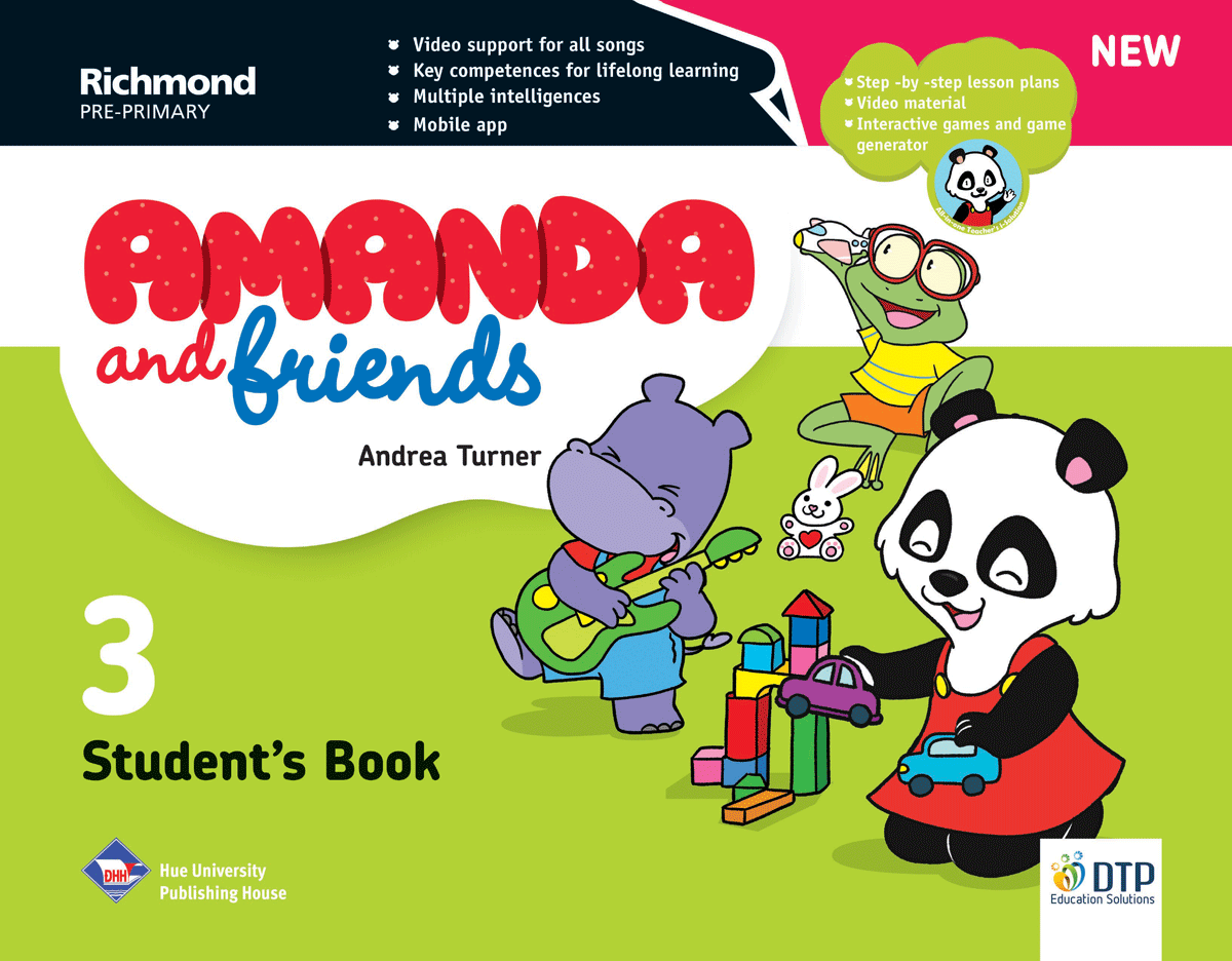 New Amanda & Friends Student's Book Level 3 with Sticker & Pop out